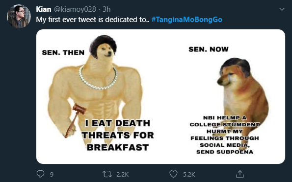 Bong Go Top Trending On Twitter After Making NBI Issue Subpoena