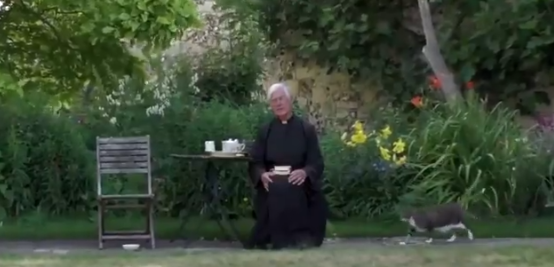 Cat Interrupts Priest During Morning Prayer Livestream, Also Steals Milk