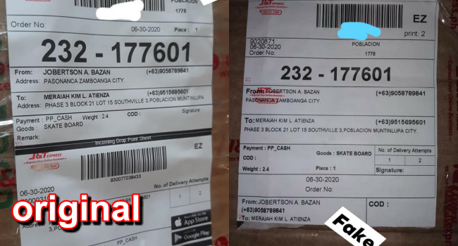 J&T Replaces Package - Netizen Sends Skateboard, Receiver Got Flowers