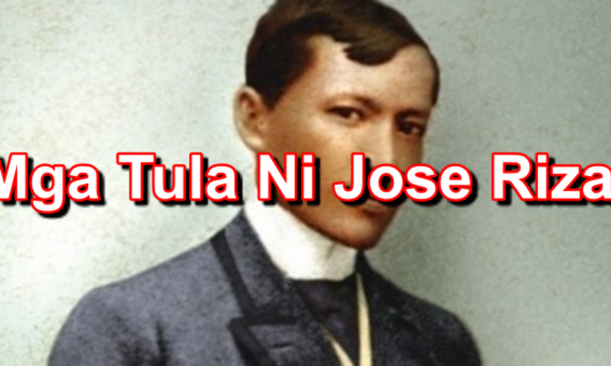 Mga Tula Ni Jose Rizal Poems Of Rizal English Tagalog