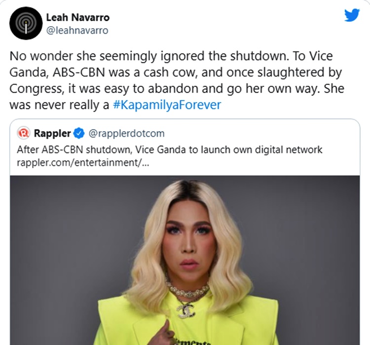 leah navarro post vice ganda