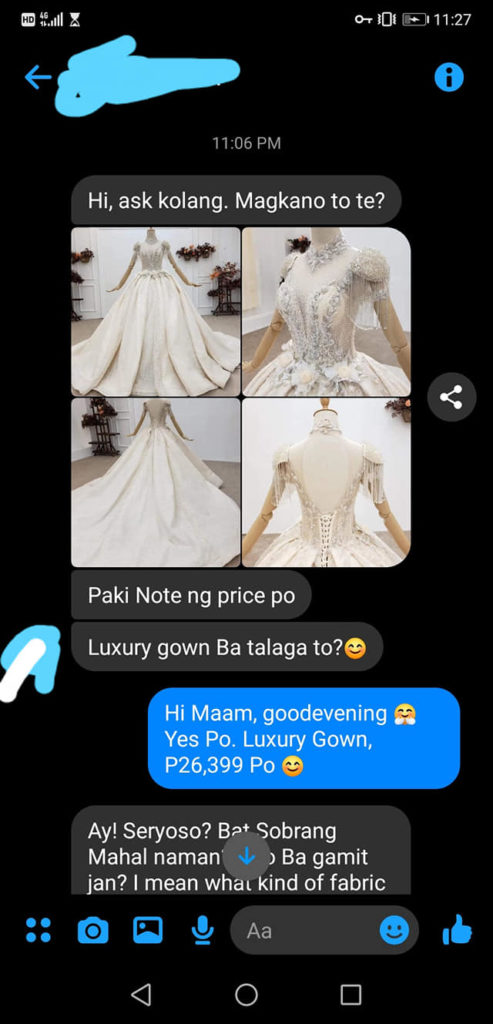 designer gown low price