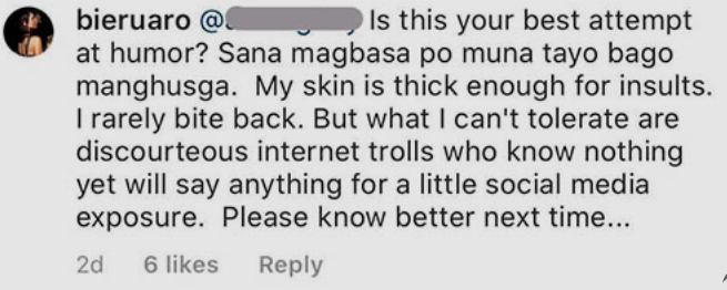 Romnick Sarmenta Slams Netizen