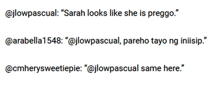 sarah geronimo comments