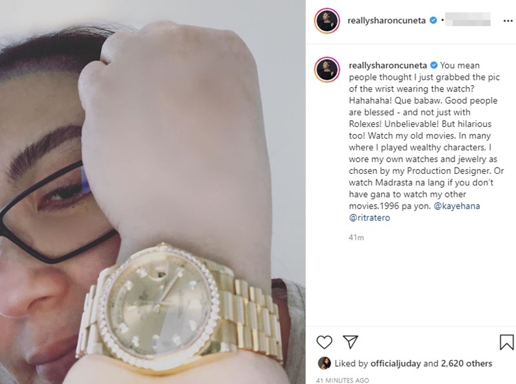 sharon cuneta post