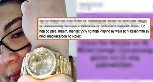 sharon cuneta rolex watch