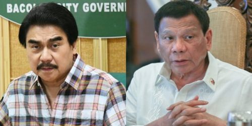 Bacolod Mayor Bing Leonardia, President Rodrigo Roa Duterte
