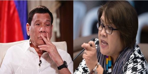 President Rodrigo Roa Duterte & Sen. Leila De Lima