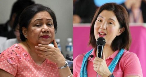 Senators Cynthia Villar, Pia Cayetano