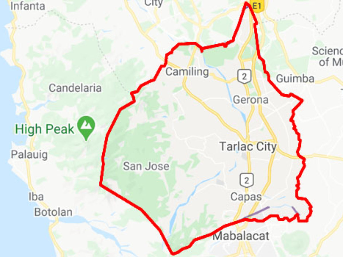 Tarlac City Barangay Map