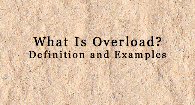 principle of overload in a sentence