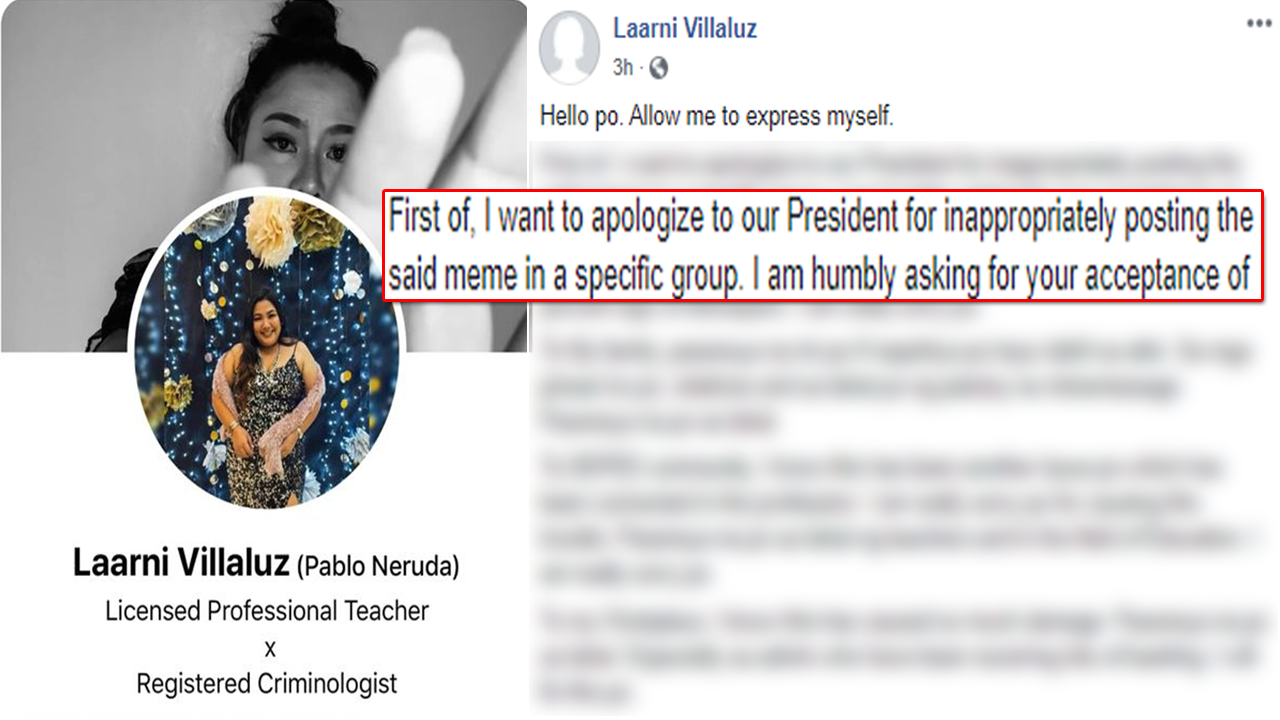 Teacher Who Posted Edited Photo of Pres. Duterte in Jolo ...