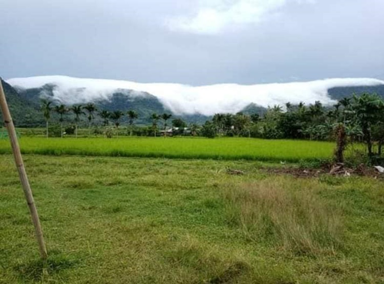 Strange Cloud Formation