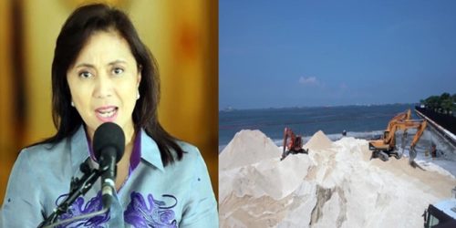 Leni Robredo Manila Bay White Sand Project