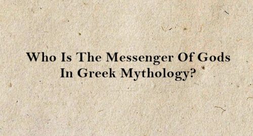 MESSENGER OF GODS IN GREEK MYTHOLOGY