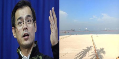 Manila Bay White sand Isko Moreno