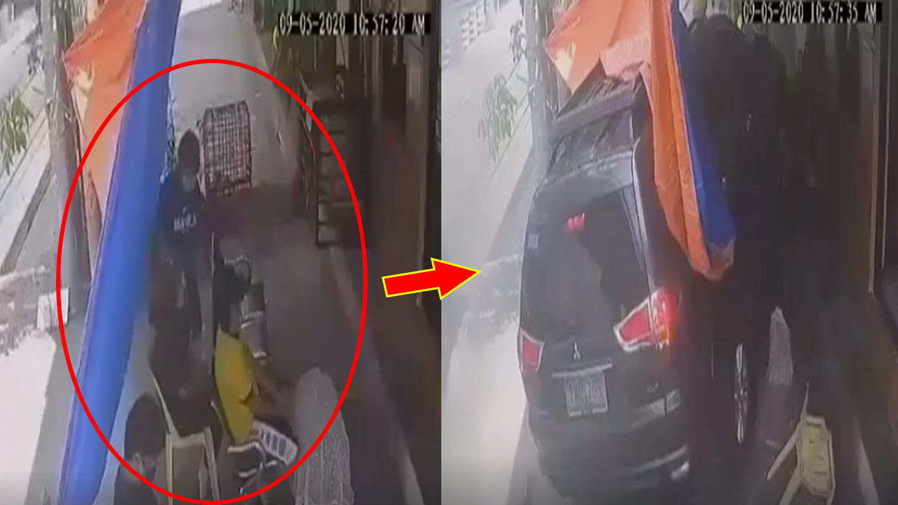 Montero Caught on Cam Plowed Vet Clinic Customers in Quezon City