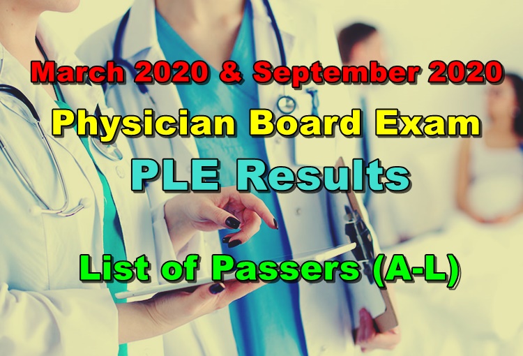 Physician Licensure Exam Results