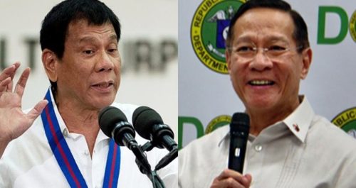 President Rodrigo Roa Duterte, DOH Secretary Francisco Duque III