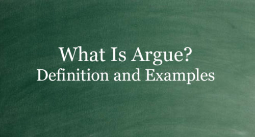 WHAT IS ARGUE