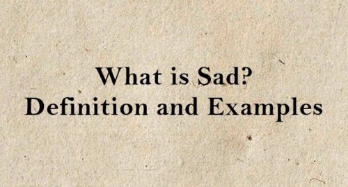 WHAT IS SAD