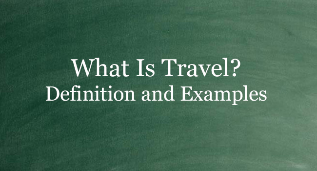 travel definition in literature