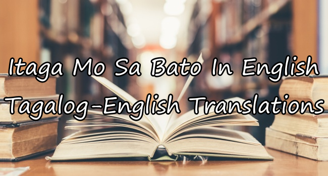 bato in english translation