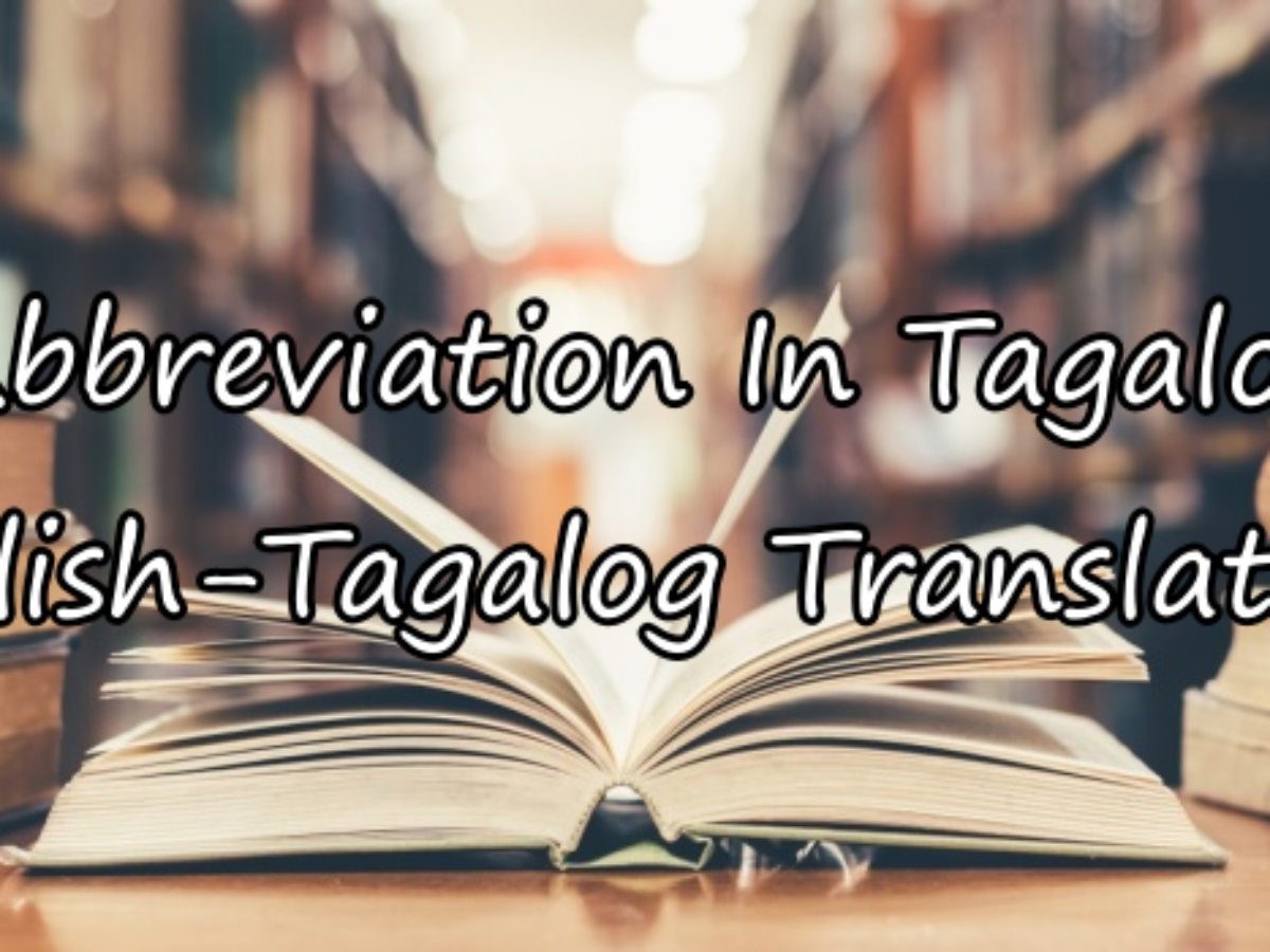 Abbreviation In alog English To alog Translations