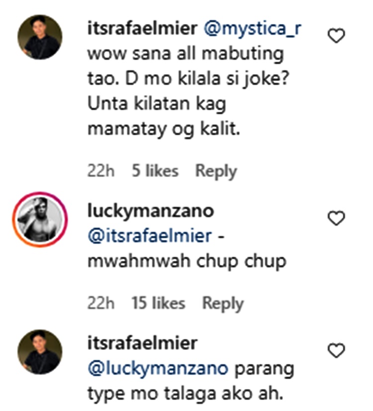 luis manzano comment