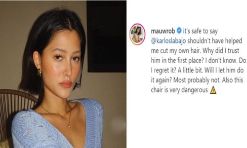 JK Labajo Gives Girlfriend Maureen Wroblewitz A Haircut (Photos)