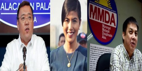 MMDA Spokesperson Celine Pialago Harry Roque Jojo Garcia