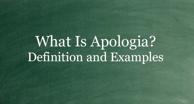 WHAT IS APOLOGIA