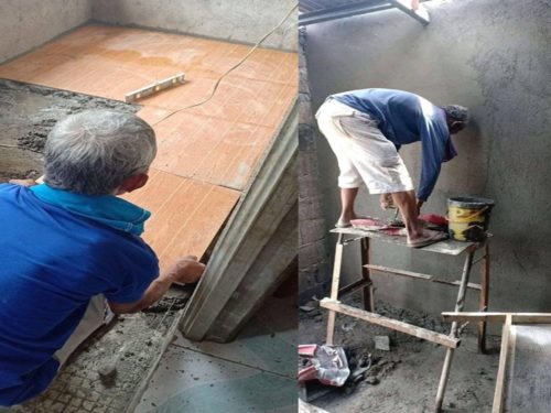 Elderly Construction Worker