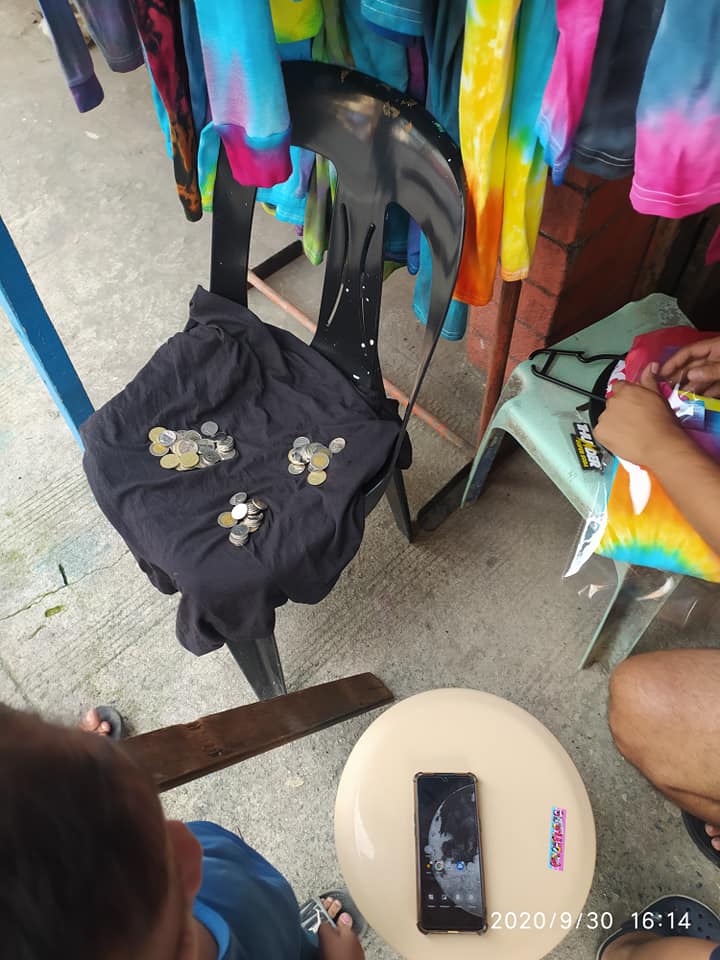 Elderly Man Tie Dye