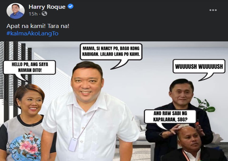 Harry Roque, Nancy Binay, Bong Go, Bato Dela Rosa Meme Goes Viral