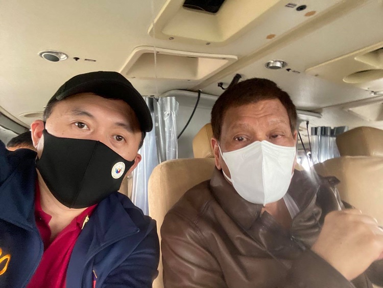 Pres. Rodrigo Roa Duterte, Sen. Bong Go 1