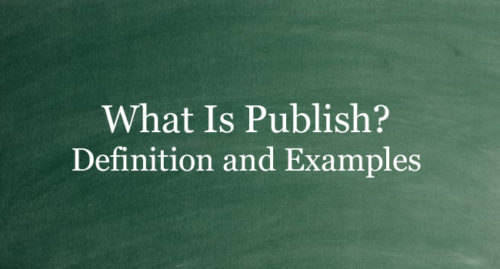 WHAT IS PUBLISH