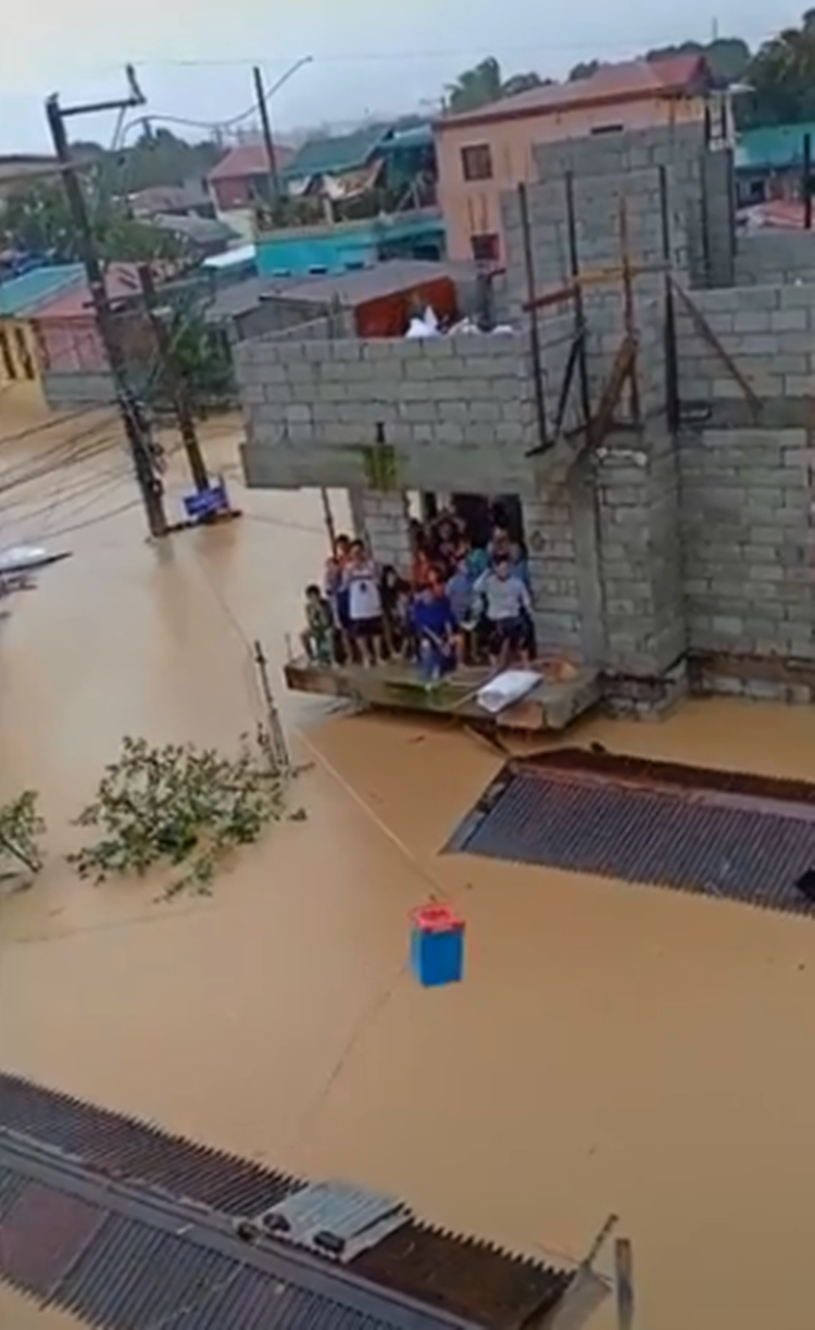 Hungry Flood Victims