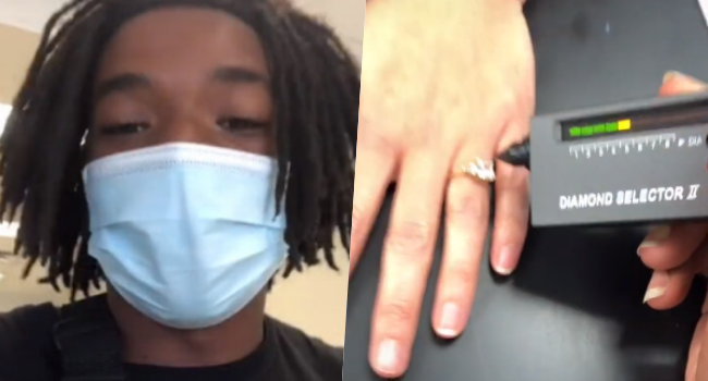Student Brings Diamond Tester To School Exposing Fake Wedding Rings
