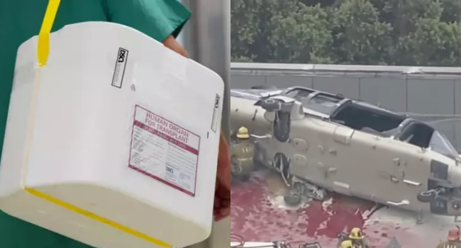 Helicopter Transferring Donor Heart Crashes On Hospital Roof