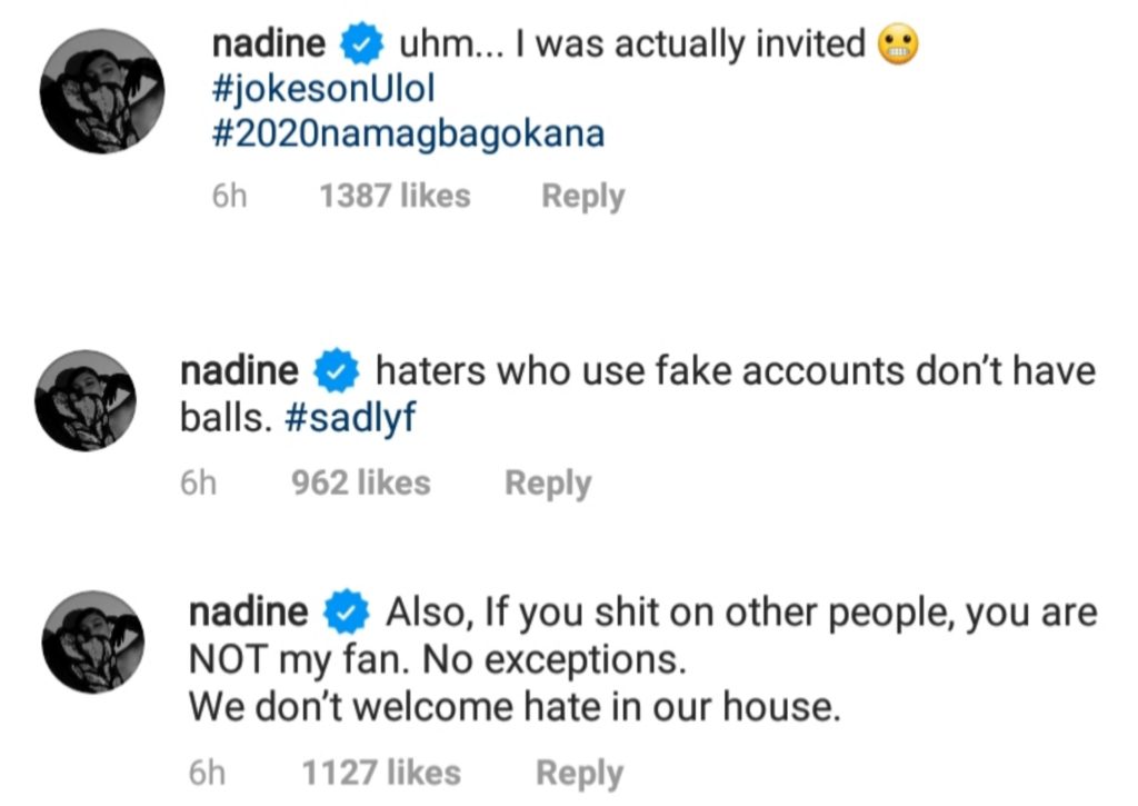 Nadine Lustre Basher