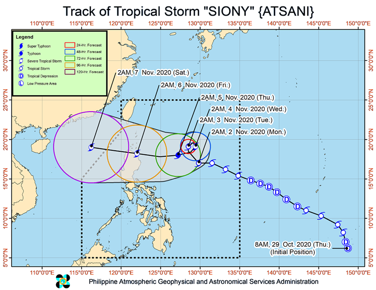 Tropical Storm Siony