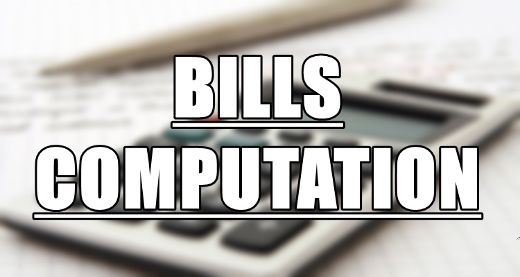 Bills Computation
