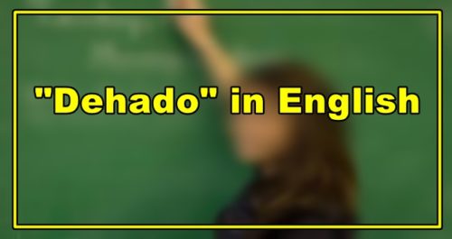 Dehado in English