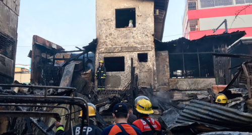 Fire In Tondo, Manila Leaves 2 Dead, 6 Families Homeless