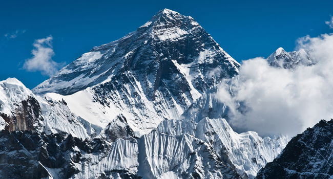 HIGHEST POINT IN MOUNT EVEREST