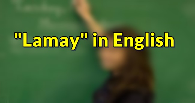 Lamay in English - Translate 