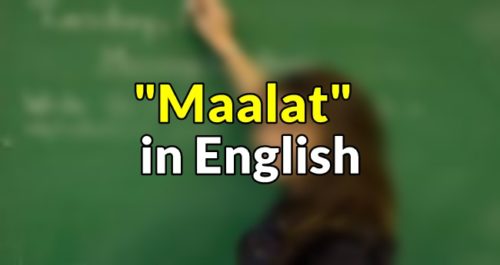 Maalat in English