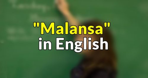 Malansa in English