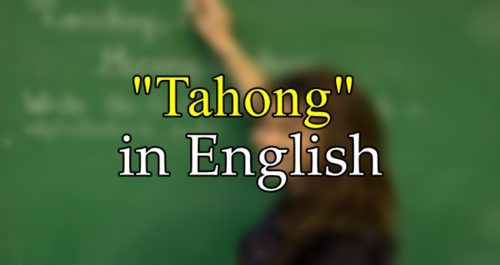 Tahong in English